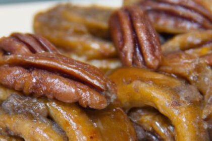 Sticky Rolls Delight: Maple Syrup Meets Crunchy Pecans Bliss