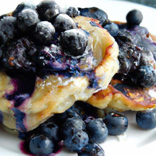 Bursting Blueberry Pancakes: Fresh or Frozen Delight