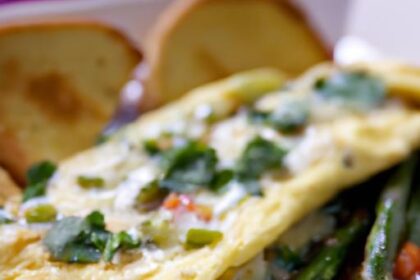 Crab & Asparagus Omelet: A Savory Twist on Breakfast Classics