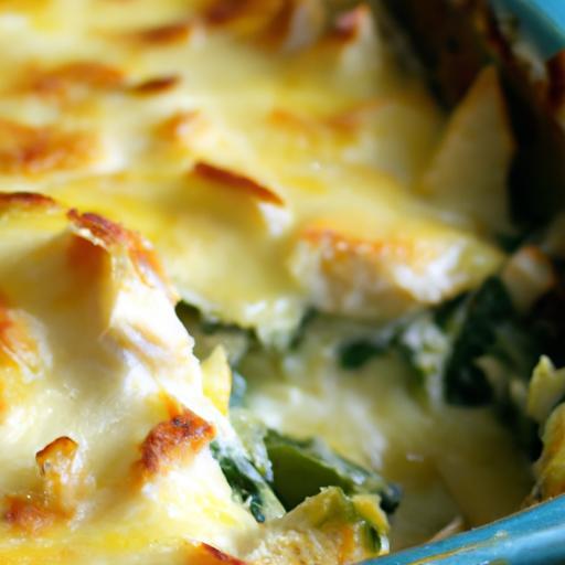 Decadent Creamy Chicken & Spinach Bake: A Savory Delight
