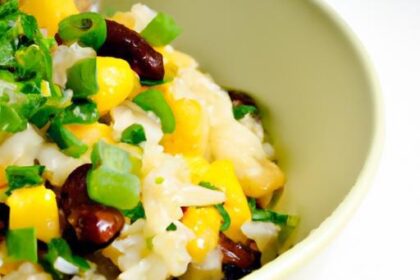 Hearty Rice Bowls Topped with Beans: Nutritious & Delicious