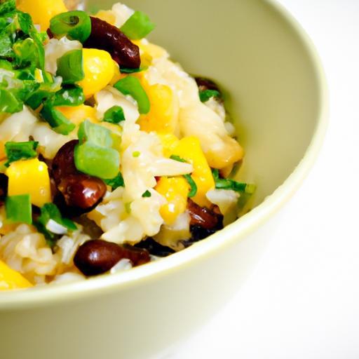 Hearty Rice Bowls Topped with Beans: Nutritious & Delicious