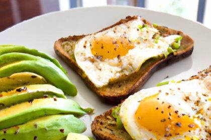 Power-Packed Avocado & Egg Whole Wheat Toast Delight