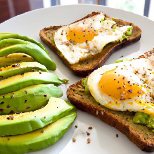 Power-Packed Avocado & Egg Whole Wheat Toast Delight