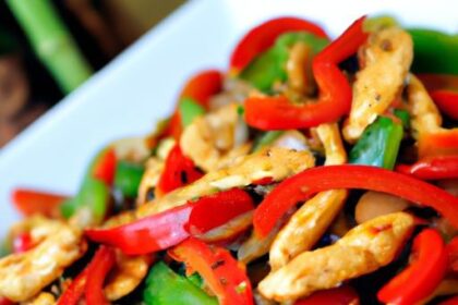 Sizzling Chicken & Bell Pepper Stir Fry: Quick Flavor Boost