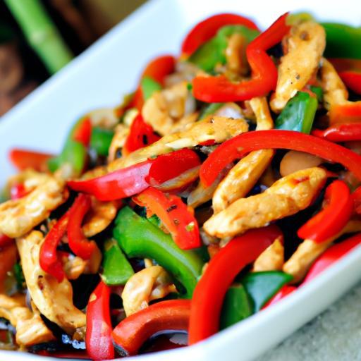 Sizzling Chicken & Bell Pepper Stir Fry: Quick Flavor Boost