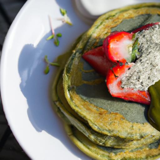 Matcha Magic: Vibrant Pancakes with a ⁣unique Twist