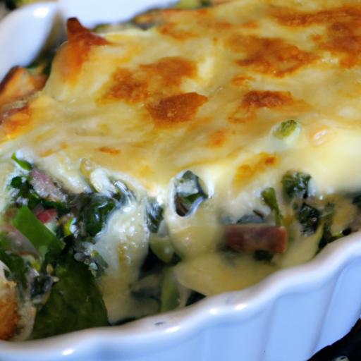 Decadent Creamy Chicken & Spinach Bake: A Savory Delight