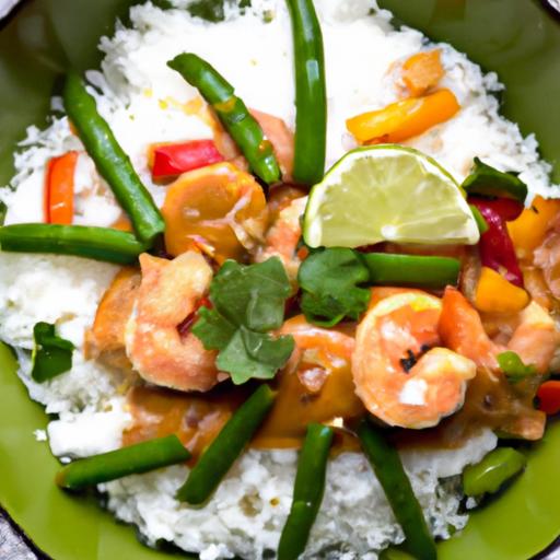 One-Pot Coconut Curry ‌Shrimp‍ & ⁤Rice: Flavorful Ease