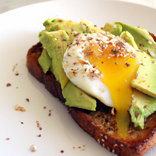 Power-Packed Avocado & Egg Whole Wheat Toast Delight
