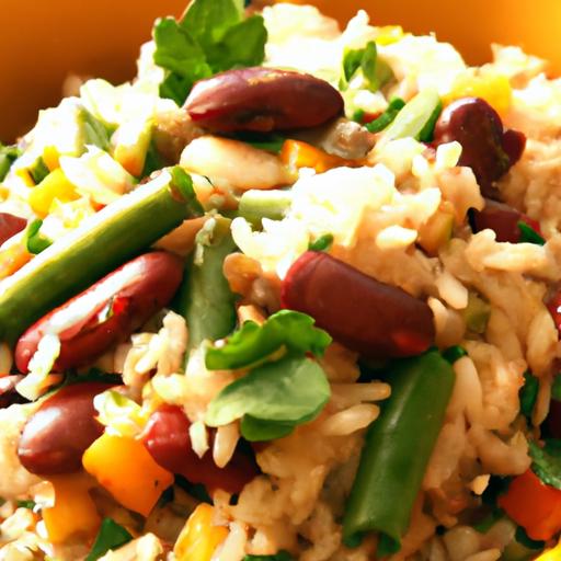 Hearty Rice Bowls Topped with Beans: Nutritious & Delicious