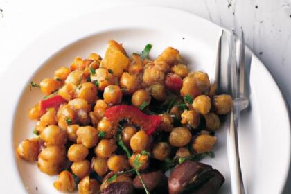 One-Pan Wonder: Sweet Potato & Chickpea Meal Made Easy