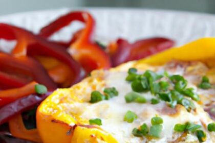 Bright Mornings: Roasted Red Pepper and Egg Scramble Delight