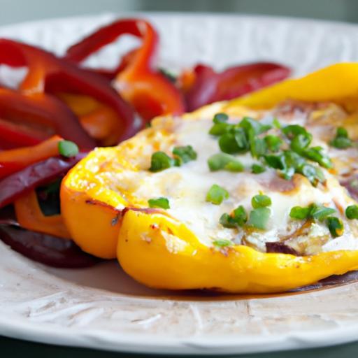 Bright Mornings: Roasted Red Pepper and Egg Scramble Delight
