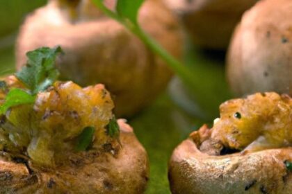 Savory Vegetarian Stuffed Mushrooms: A Flavorful Delight