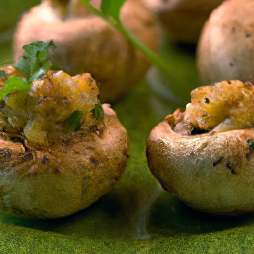 Savory Vegetarian Stuffed Mushrooms: A Flavorful Delight