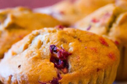 Zesty Cranberry Orange Muffins: A Burst of Bright Flavor
