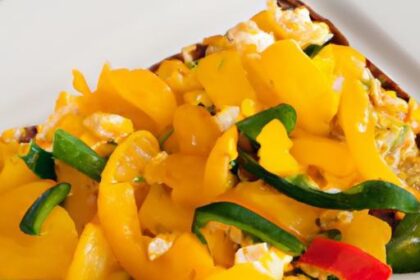 Zesty Green Bell Pepper & Egg Scramble: A Flavorful Twist