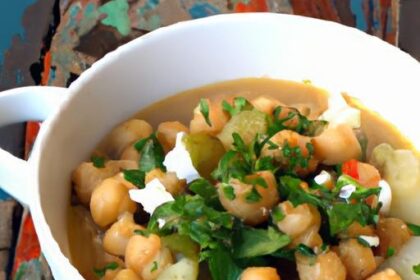 Hearty Mediterranean Chickpea Soup: A Flavorful Delight