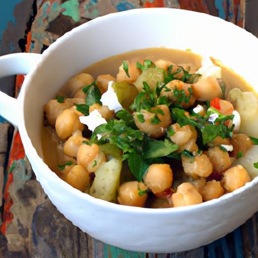 Hearty Mediterranean Chickpea Soup: A Flavorful Delight