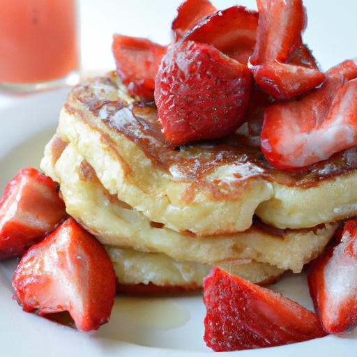 Fluffy Strawberry Pancakes: A Sweet Morning Delight Recipe