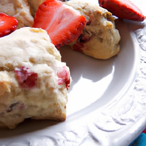 Juicy Strawberry-Stuffed Scones: A Tender Delight to savor