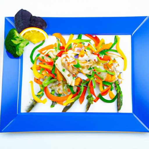 Savor the Ocean's Bounty with a Vibrant Veggie skillet