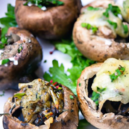 Savory Vegetarian Stuffed Mushrooms: A Flavorful Delight