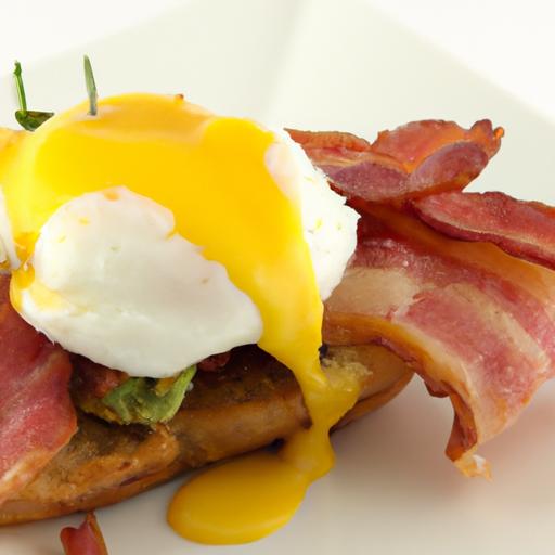 Twist on Tradition: Eggs Benedict with Turkey Bacon Delight