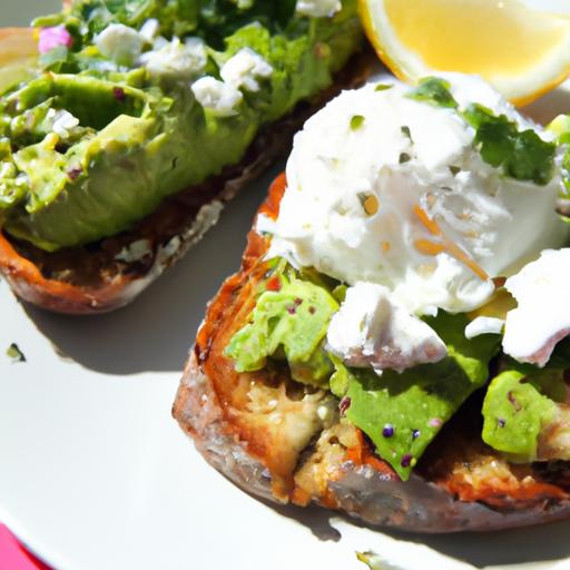 Creamy Avocado Toast Meets Tangy feta: A Flavor Fusion