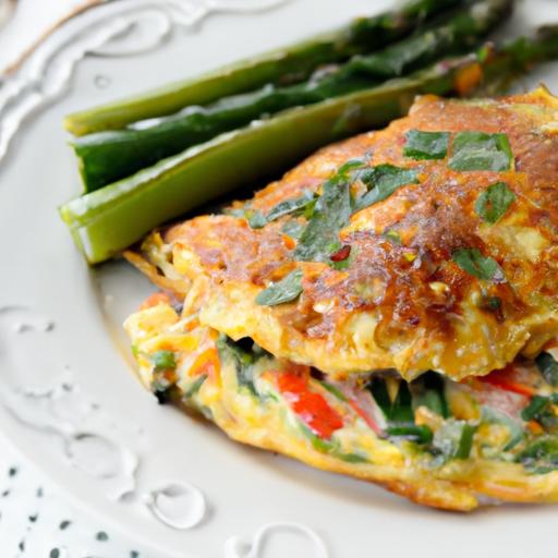 crab & Asparagus Omelet: A ⁢Savory ‍Springtime Delight