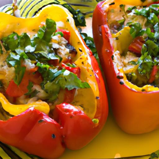 Flavor-Packed Vegetarian Stuffed Peppers: A nutritious Delight