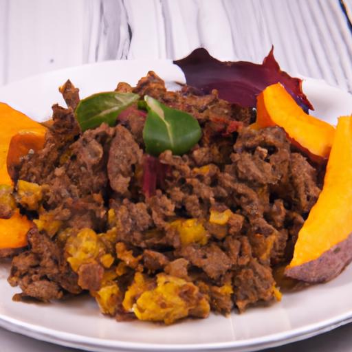 Savory Ground Beef & Sweet Potato Hash: A Flavorful Feast