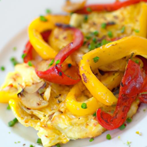 Bright Mornings: Roasted Red pepper and Egg Scramble Delight