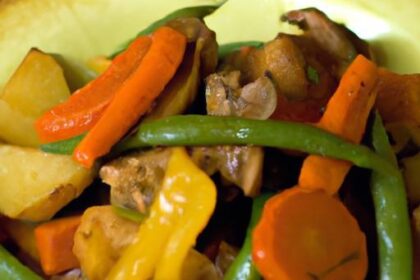 Savor the Heat: Spicy Beef Casserole with Fresh Veggies