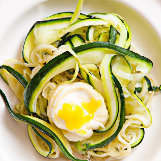 Savor Low-Carb Zucchini Noodles Tossed with Fluffy Eggs