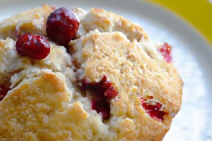 Bright & Wholesome: Healthy Cranberry Orange Muffins Recipe