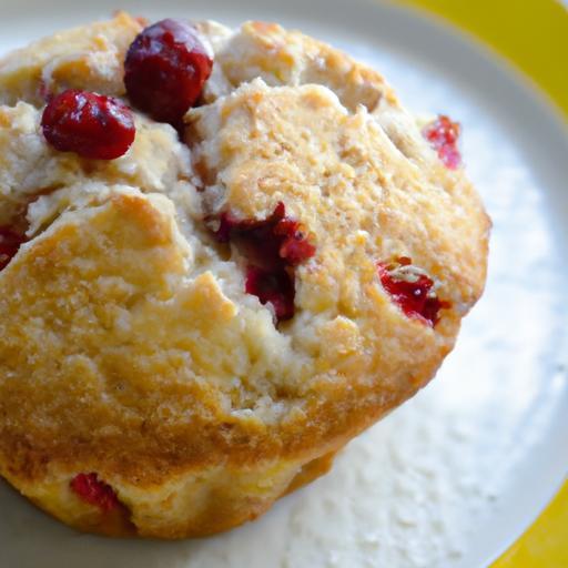 Bright & Wholesome: Healthy Cranberry Orange Muffins Recipe
