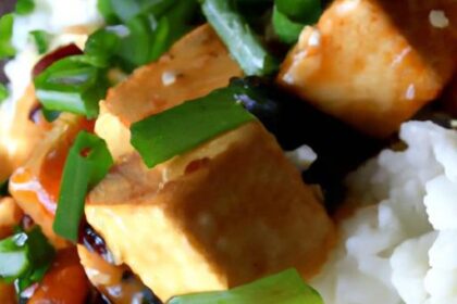 Savor the Perfect Tofu Stir-Fry with Fluffy Rice Delight