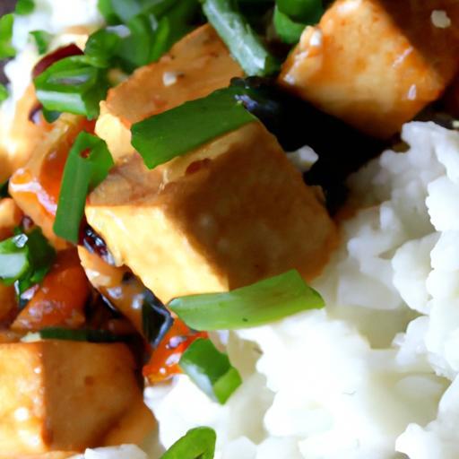 Savor the Perfect Tofu Stir-Fry with Fluffy Rice Delight