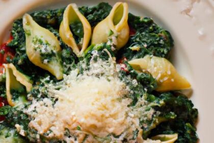 Delicious Spinach & Ricotta Stuffed Pasta Shells Recipe