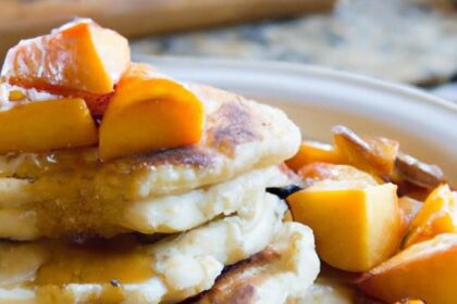 Fluffy Peach Cobbler Pancakes: A Sweet Southern Twist
