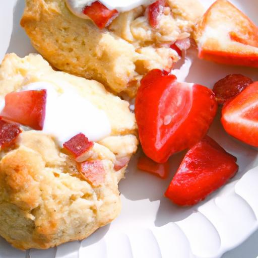 Juicy Strawberry-Stuffed Scones: A Tender Delight