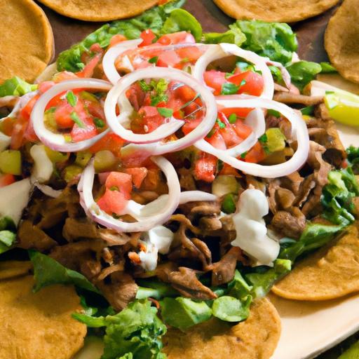 Crunchy Beef Tostadas: A Flavorful Fiesta on a Plate