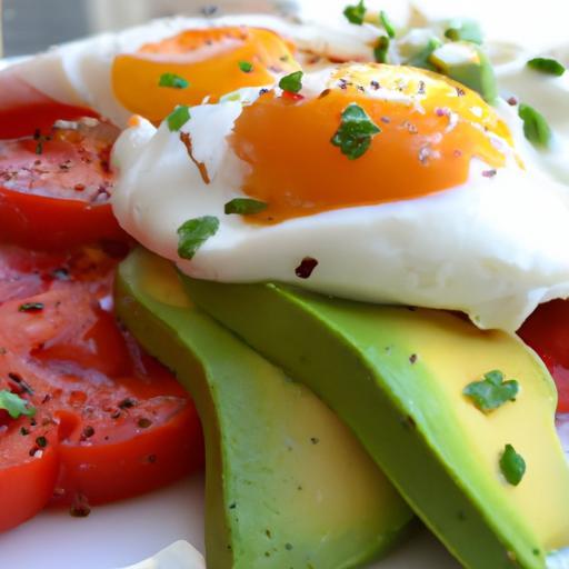 California Eggs Benedict: Avocado & Tomato Twist Delight