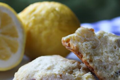 Zesty Lemon & Sweet Blueberry Scones: A Perfect Pairing