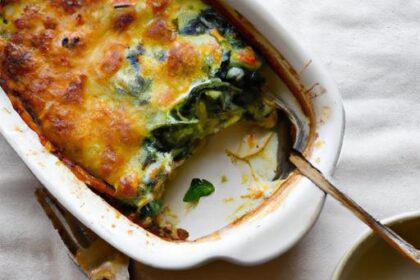 Hearty Gluten-Free Mushroom Spinach Casserole Delight