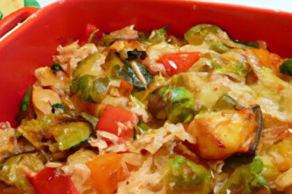 Hearty Roasted Veggie & Rice Casserole: A Flavorful Comfort