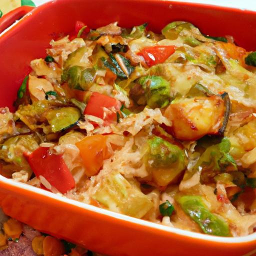 Hearty Roasted Veggie & Rice Casserole: A Flavorful Comfort
