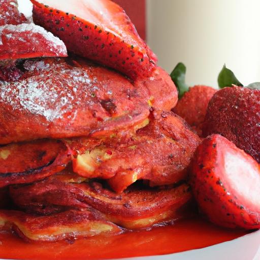 Fluffy Red Velvet Pancakes: A Sweet Twist on Breakfast